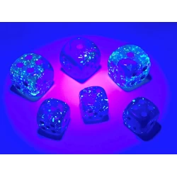 Gemini Blue-Blue/Light Blue Luminary D6 12Mm Dobbelsteen Set (36 Stuks) Gemini Blue-Blue/Light Blue Luminary D6 12Mm Dobbelsteen Set (36 Stuks)