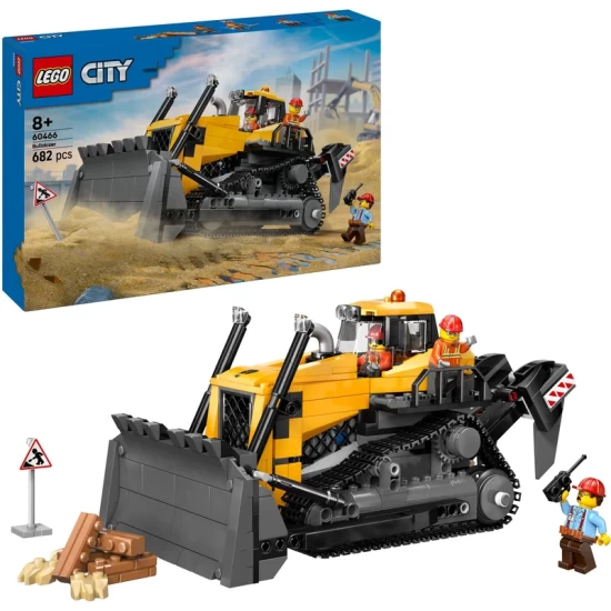 Lego City 60466 Gele Bulldozer