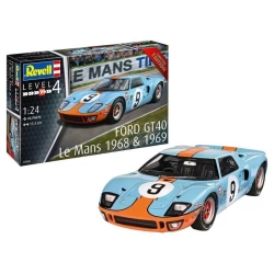 Ford Gt 40 Le Mans 1968 & 1969 Revell Modelbouwpakket Ford Gt 40 Le Mans 1968 & 1969 Revell Modelbouwpakket