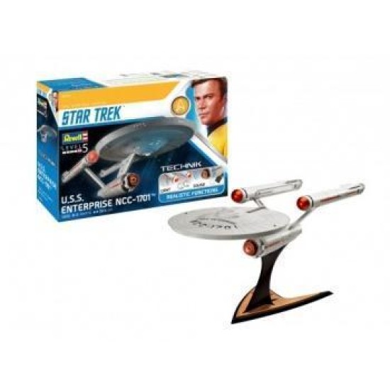 Revell: Star Trek - Uss Enterprise Ncc-1701- Technik (1:600) - En/De/Fr/Nl/Es/It