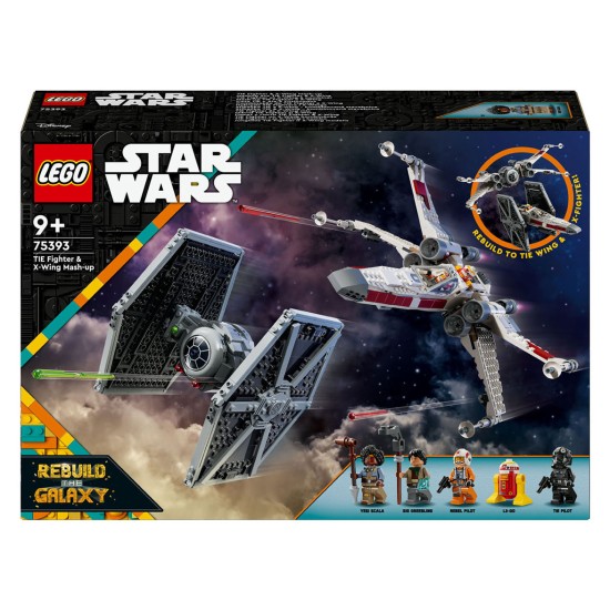 Lego Star Wars 75393 Tie Fighter En X-Wing Combi Lego Star Wars 75393 Tie Fighter En X-Wing Combi