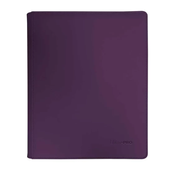 Pro-Binder Zippered 9-Pocket Vivid Midnight Plum