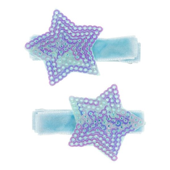 Haar Klemmetje Camila Blauw (2 Stuks Kaartje 1 Kaartje)