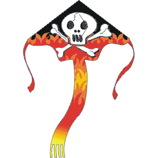 Vlieger Delta Piraat 102X200 Cm.1 Lijns