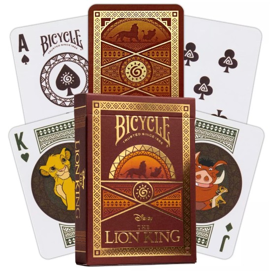 Pokerkaarten Bicycle Lion King Disney