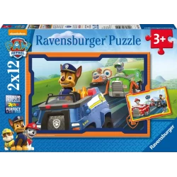 Paw Patrol Puzzel - Paw Patrol In Actie 2X12St.