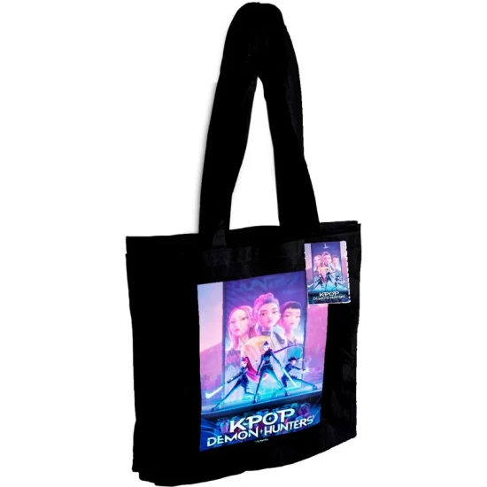 Kpop Demon Hunters Tote Bag Movie Key Art