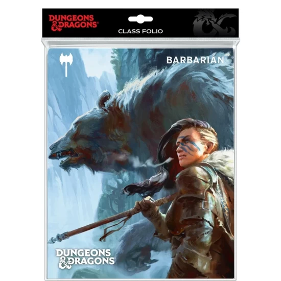 Class Folio Dungeons And Dragons Incl Stickers Barbarian