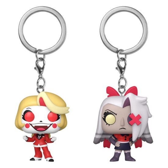 Hazbin Hotel Pop! Vinyl Keychain 2-Pack Charlie & Vaggie 4 Cm