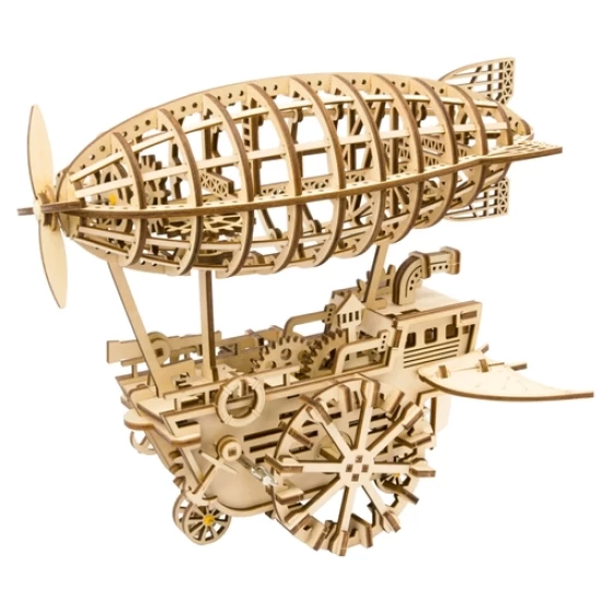 Robotime Houten Puzzel 3D Airship Lk702 30×215X25Cm.