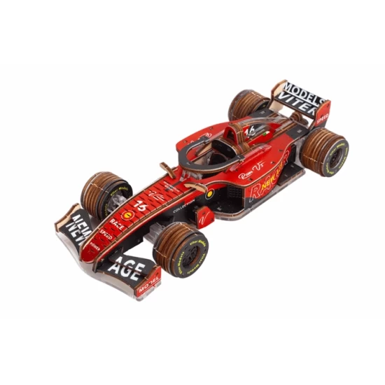 Veter Models 3D Modelbouwpakket Racer V3 Akv-14 Rood/Zwart 17X7X4Cm