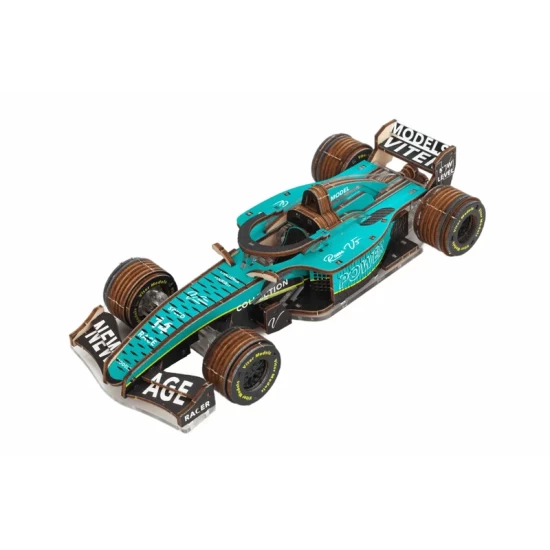 Veter Models 3D Modelbouwpakket Racer V3 Akv-16 Turquoise 17X7X4Cm