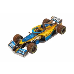 Veter Models 3D Modelbouwpakket Racer V3 Akv-17 Blauw/Geel 17X7X4Cm