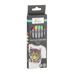 Nassau Textiel Dual Markers - 6St.