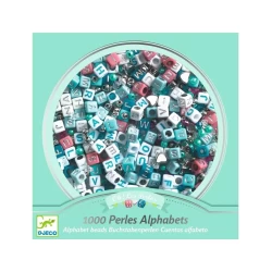 Alfabet Kralen Zilver