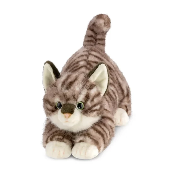 Borealis Grijs Gestreepte Kat 36 Cm