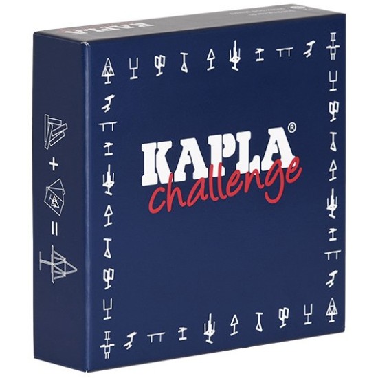 Kapla - Kapla Challenge Dutch : 12 Challenge Cards & 16 Natural Planks