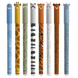 Animals Erasable Automatic Pens Display 48 Pcs Animals Erasable Automatic Pens Display 48 Pcs