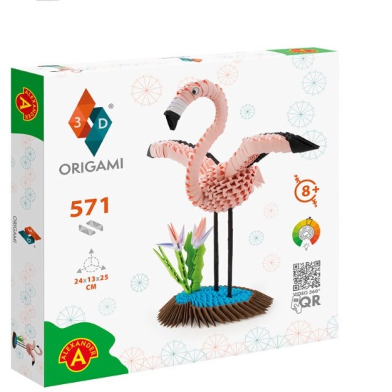 Origami 3D Flamingo - 571Pcs