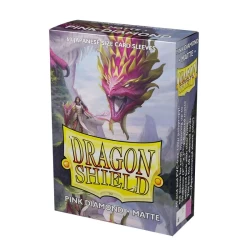 Dragon Shield Japanese Matte Sleeves - Pink Diamond Cornelia (60 Sleeves) Dragon Shield Japanese Matte Sleeves - Pink Diamond Cornelia (60 Sleeves)