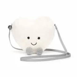 Amuseables Cream Heart Bag Amuseables Cream Heart Bag