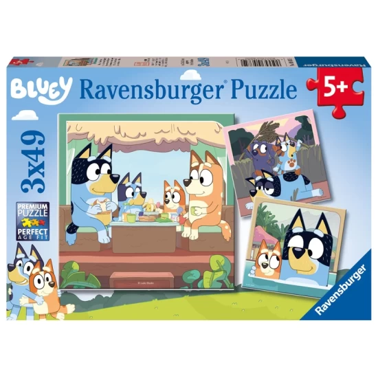 De Avonturen Van Bluey Legpuzzel 3X49St.