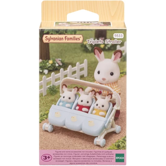 Sylvanian Families: Triplet Stroller