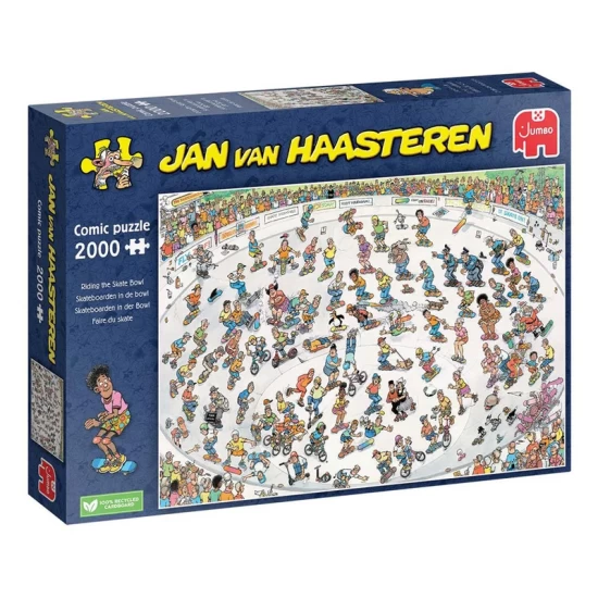 Skateboarden In De Bowl – Jan Van Haasteren (2000)