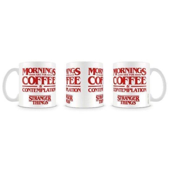 Stranger Things Mug Coffee And Contemplation