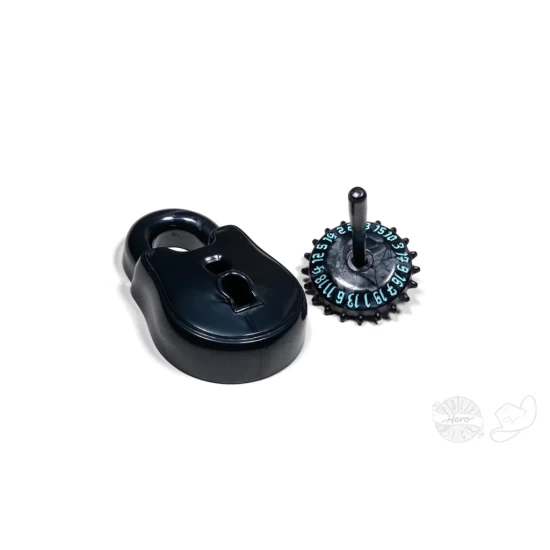 Polyhero Rogue D20 Lock And Pick Set Cold Iron