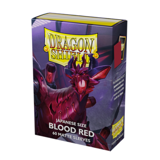 Sleeves Dragon Shield Japanese Matte Blood Red