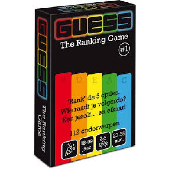 Guess The Ranking Game – Editie #1