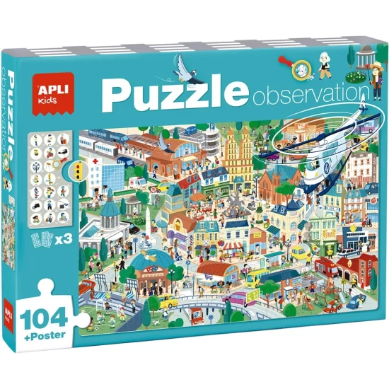 Apli - Observatiepuzzel Stad Apli - Observatiepuzzel Stad
