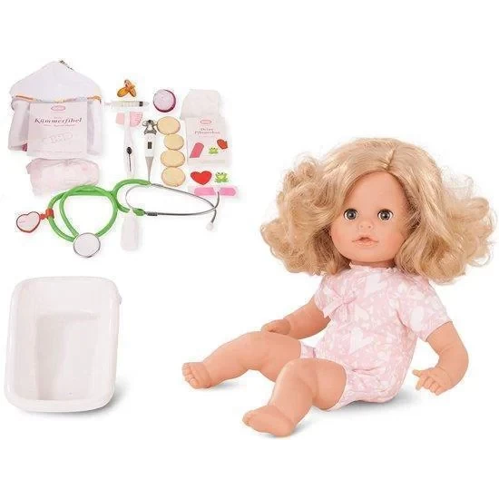Cosy-Aquini Be A Doctor Blond Haar Slaapogen 33 Cm (Inhoud: 47-Delig)