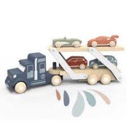 Speedy Monkey - Car Transporteur With 4 Cars - 39X95X165Cm - 18M+