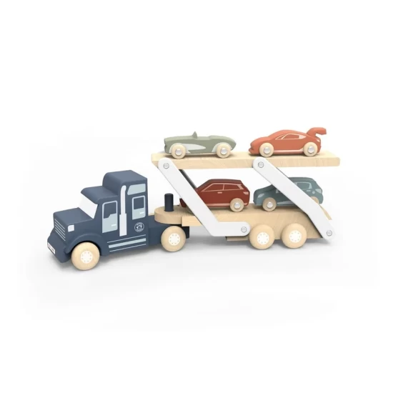 Speedy Monkey - Car Transporteur With 4 Cars - 39X95X165Cm - 18M+
