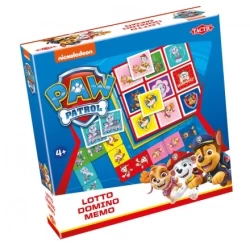 Paw Patrol 3-In-1: Memo – Lotto – Domino Paw Patrol 3-In-1: Memo – Lotto – Domino