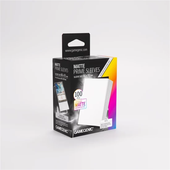 Sleeves Pack Matte Prime White 66X91Mm (100) Sleeves Pack Matte Prime White 66X91Mm (100)