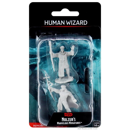 Dungeons And Dragons Nolzur's Marvelous Miniatures - Human Wizard Male