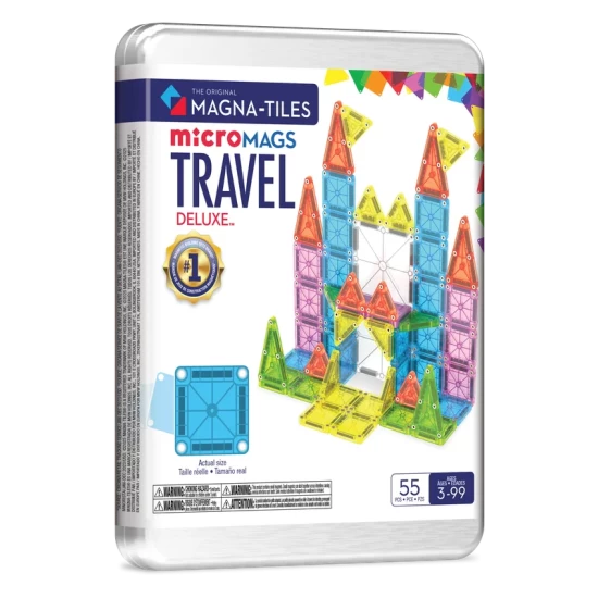 Magna-Tiles - Travel Set Deluxe - 55 Piece