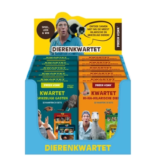 Display Freek Vonk Dierenkwartet Display Freek Vonk Dierenkwartet