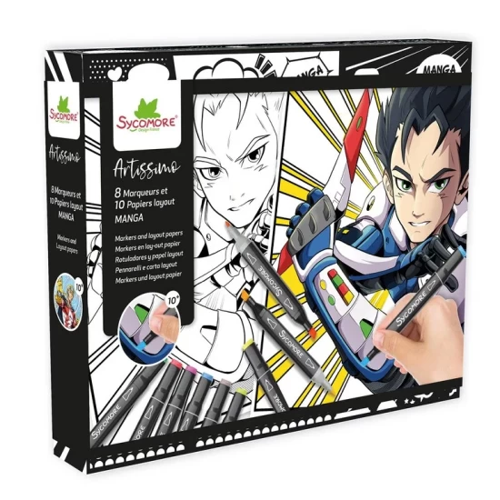 L Layout And Markers Manga - Boy