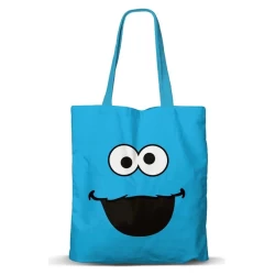 Fan Shopping Bag Cookie Monster Face Fan Shopping Bag Cookie Monster Face