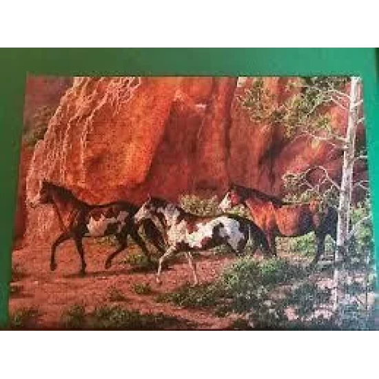Cobble Hill Puzzle 1000 Pieces - Horse Canyon