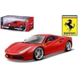 Bburago Ferrari 488 Gtb 1:18 Rood