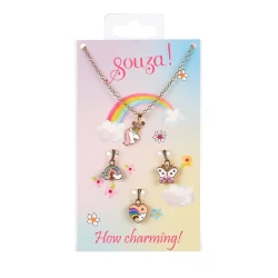 Cadeauset Miracles Ketting + 3 Bedeltjes (1 Set/Kaartje 1 Kaartje)