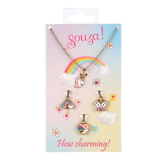 Cadeauset Miracles Ketting + 3 Bedeltjes (1 Set/Kaartje 1 Kaartje)