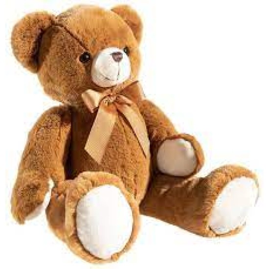 Beer Met Strik Bruin (36Cm)