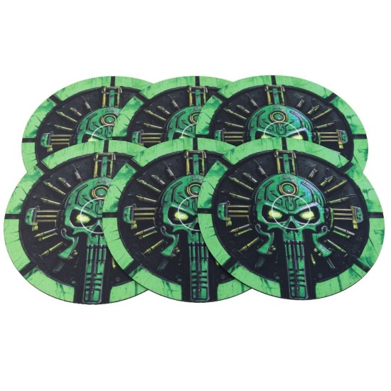 Rubber Objective Markers - Ancient Evil - Set Of 6