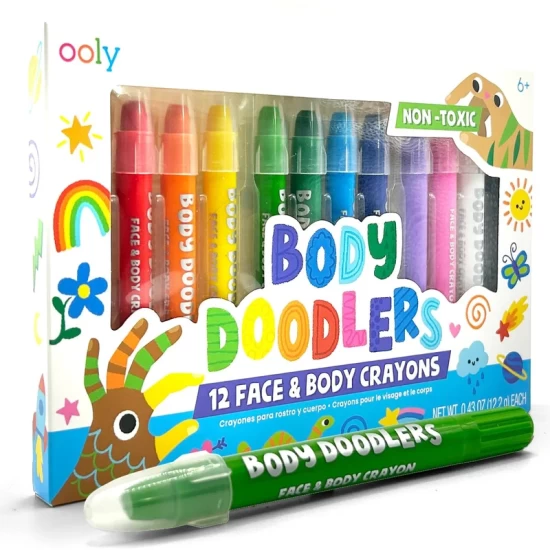 Ooly – Body Doodlers Face & Body Crayons